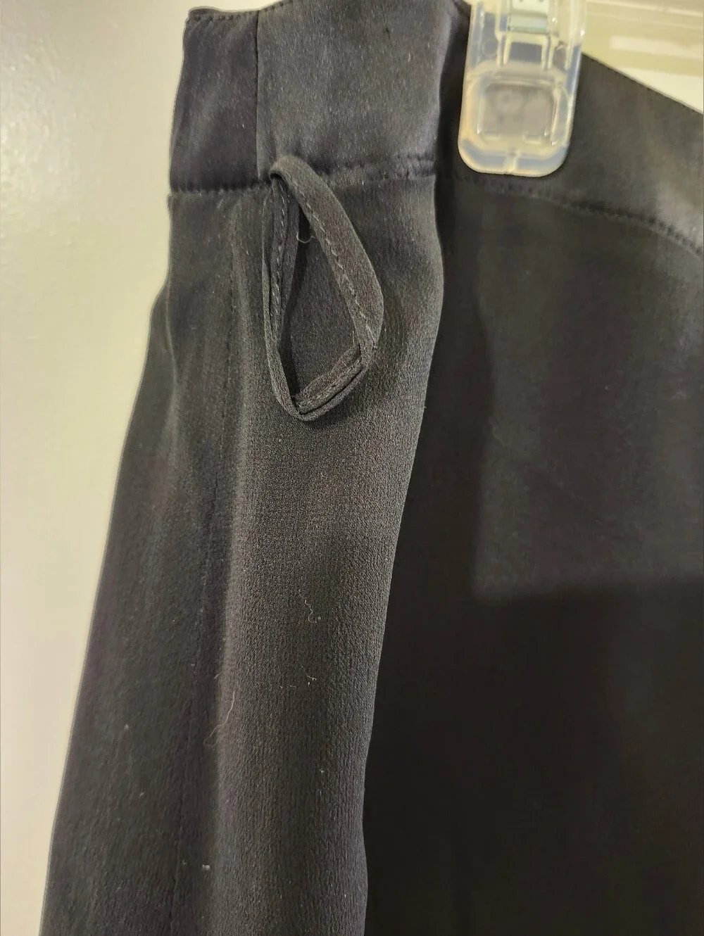 Giorgio Armani Vintage 1998 100% Silk Borgo 21 Classic Black A-Line Skirt